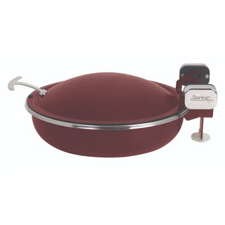 Spring USA 2382 Seasons Stainless Steel Induction Chafer, 4 qt. - Merlot Chrome