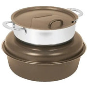 Spring USA Seasons Stainless Steel Induction Chafer, 6 qt. - Bronze Chrome Accents 2385-567-6