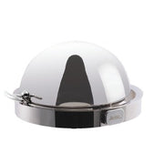 Spring USA 2547 Rondo Stainless Steel Electric Chafer, 8 qt., 110-120V - Chrome Accent Mirrored Stainless Steel