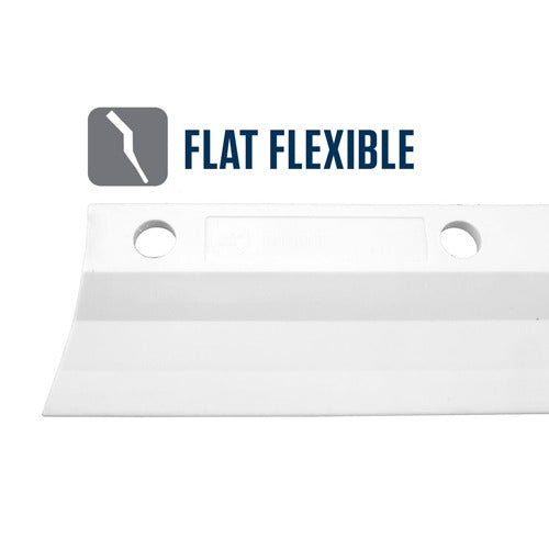 Seymour Midwest Rake Blade, White - Flat Flexible