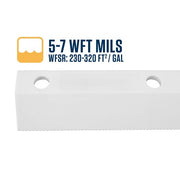 Seymour Midwest Rake Blade, White - 5-7 WFT Mil