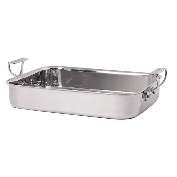 Spring USA 8165 Primo Roasting Pan, Silver - 3 qt.