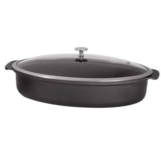 Spring USA 8270-8/38 Motif Oval Roaster, 8 qt., Black - Default Title
