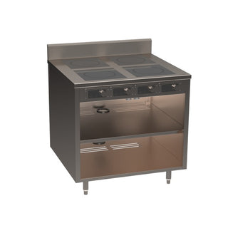 Spring USA BOH Cooking Cabinet, 36" Wide, Silver - 7.2kW