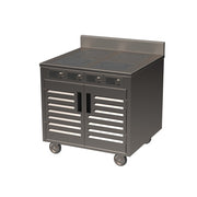 Spring USA BOH Mobile Cart, 36" Wide, Silver - 10.4kW