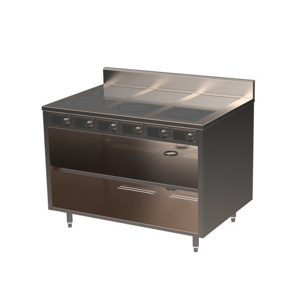 Spring USA BOH Cooking Cabinet, 48" Wide, Silver - 21kW