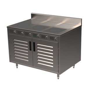 Spring USA BOH Cooking Cabinet, 48" Wide, Silver - 21kW