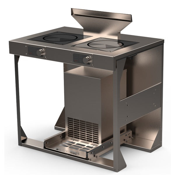 Spring USA ICB23418 Stainless Steel Cooking Station, 34" Wide, 208-240V - Default Title