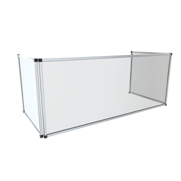 Spring USA Acrylic Sneeze Guard, 19 1/2" High, Clear - 36"