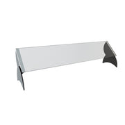 Spring USA Acrylic Sneeze Guard, 60" Wide, Clear - Black