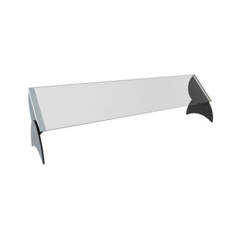 Spring USA Acrylic Sneeze Guard, 60" Wide, Clear - Black