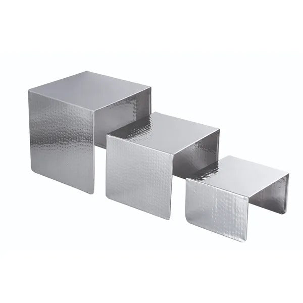 Spring USA Xcessories Stainless Steel Riser Set, 6 - 8" x 6 - 8" - Silver