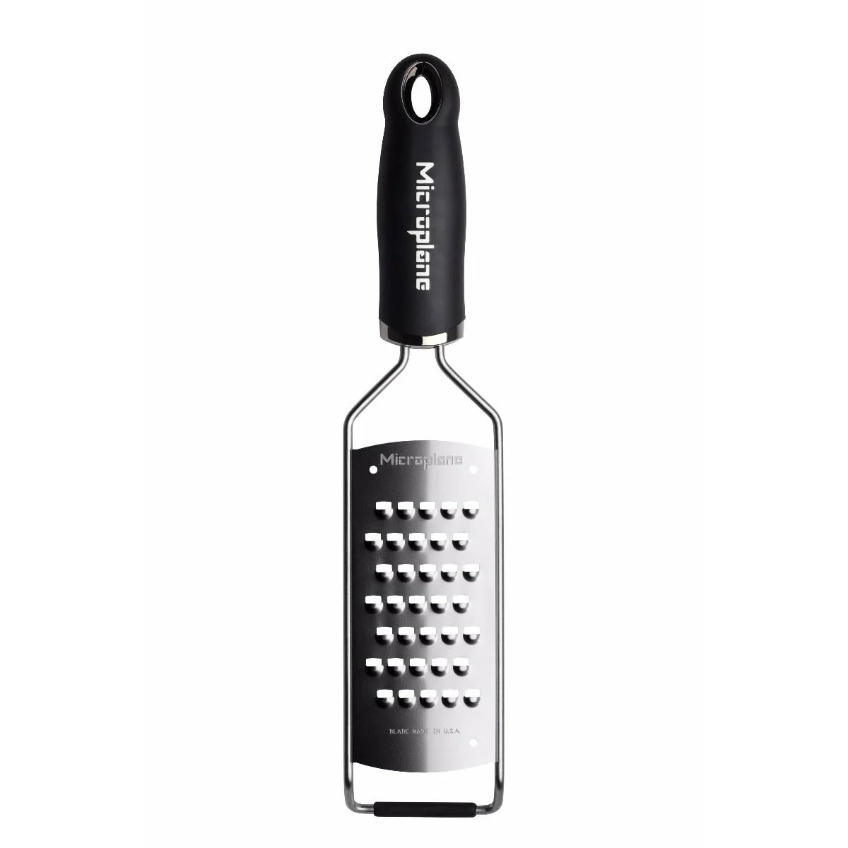 Microplane Stainless Steel Coarse Grater, 12" Long, Silver - 2 5/8" / Extra Coarse