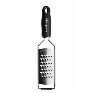 Microplane Stainless Steel Coarse Grater, 12" Long, Silver - 2 5/8" / Extra Coarse