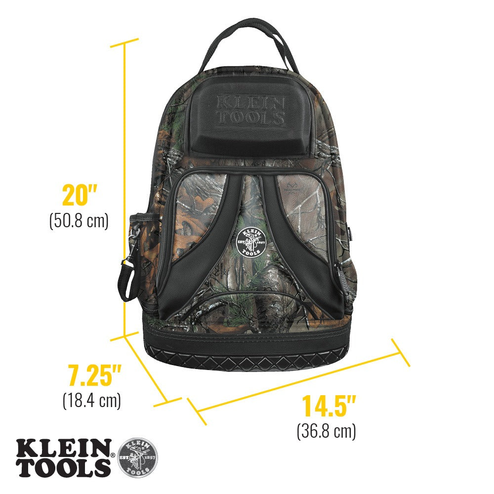 Klein Tools 55421BP-14 Nylon Backpack, 7 1/4" x 14 1/2" - Default Title