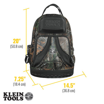Klein Tools 55421BP-14 Nylon Backpack, 7 1/4" x 14 1/2" - Default Title
