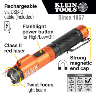 Klein Tools 56040 Aluminum Flashlight, 15/16" x 5 15/16" - Default Title