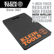 Klein Tools 60135 Foam Kneeling Pad, 14" x 21", Black - Default Title