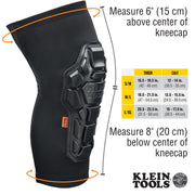 Klein Tools Pad Sleeves, 14 5/8" Long, Black - L M