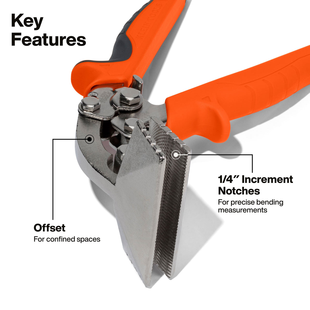 Klein Tools Hand Seamer, 3 1/2" Wide - 5 7/16"