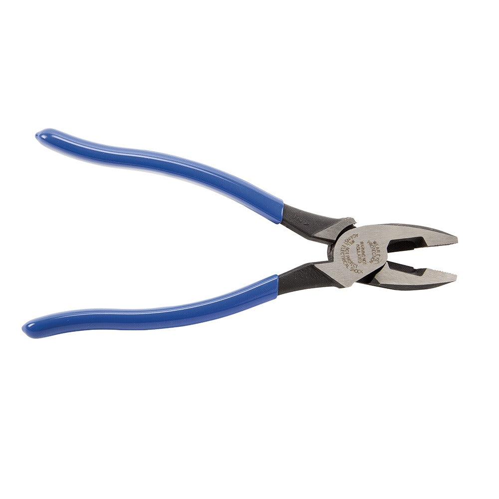 Klein Tools D2000-9NE Steel Pliers, 9 3/8" Long, Blue - photo 2