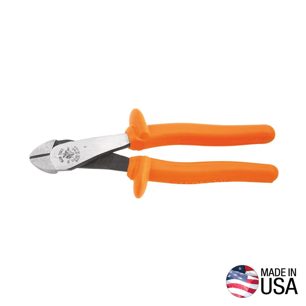 Klein Tools D248-8 Steel Cutting Pliers, 8 1/16" Long, Red - photo 2