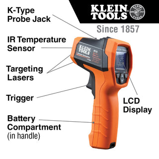 Klein Tools IR10 Thermometer, 2 1/16" x 7" - Default Title