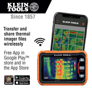 Klein Tools TI270 Thermal Imager, 1 1/16" x 3 1/8", Orange - Default Title
