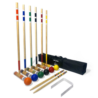 Yard Games CROQUET-001 Wood Game Set, Multicolor - Default Title