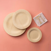 Bambu Bamboo Plate, Beige, 25/Pack - photo 4