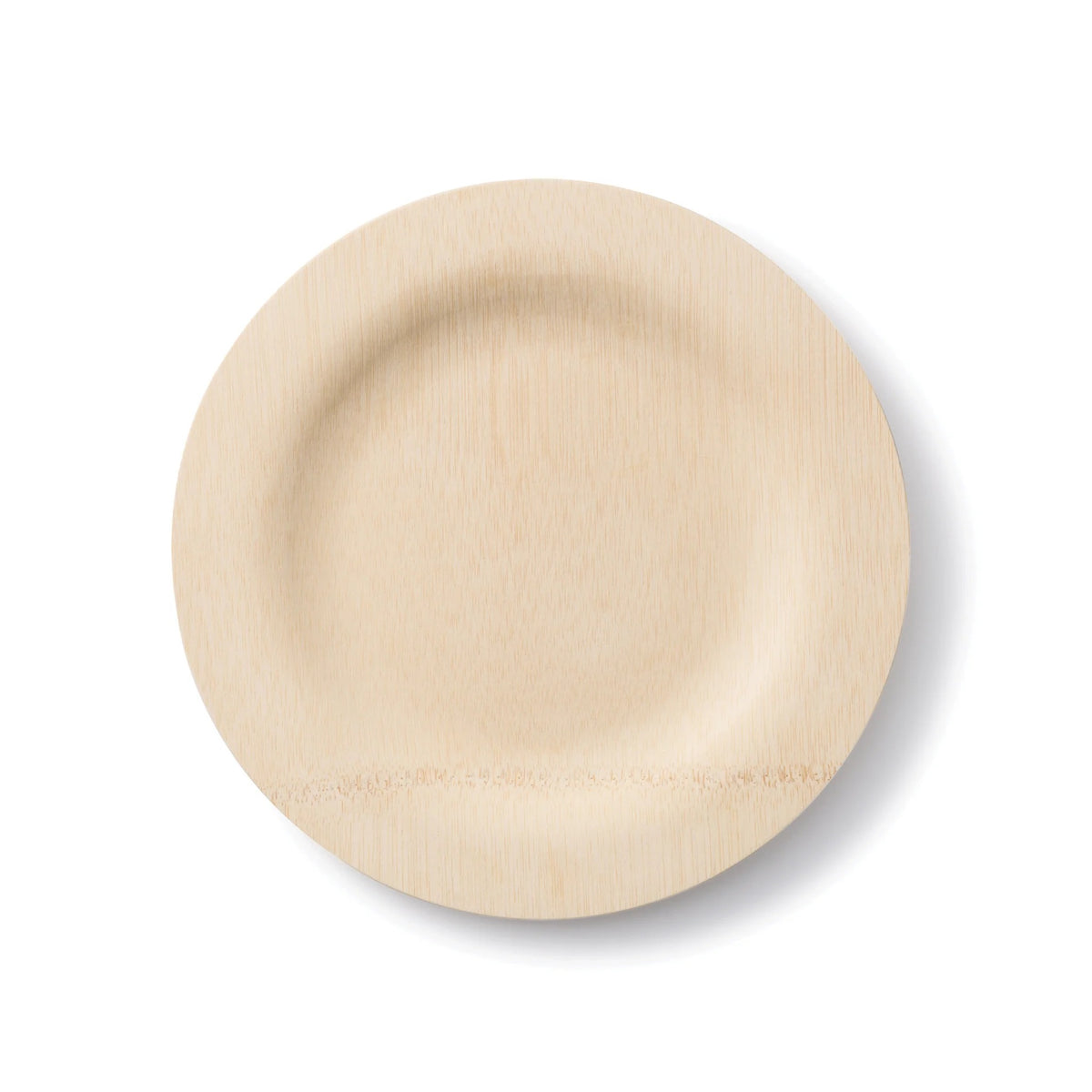 Bambu Bamboo Plate, Beige, 25/Pack - 9"