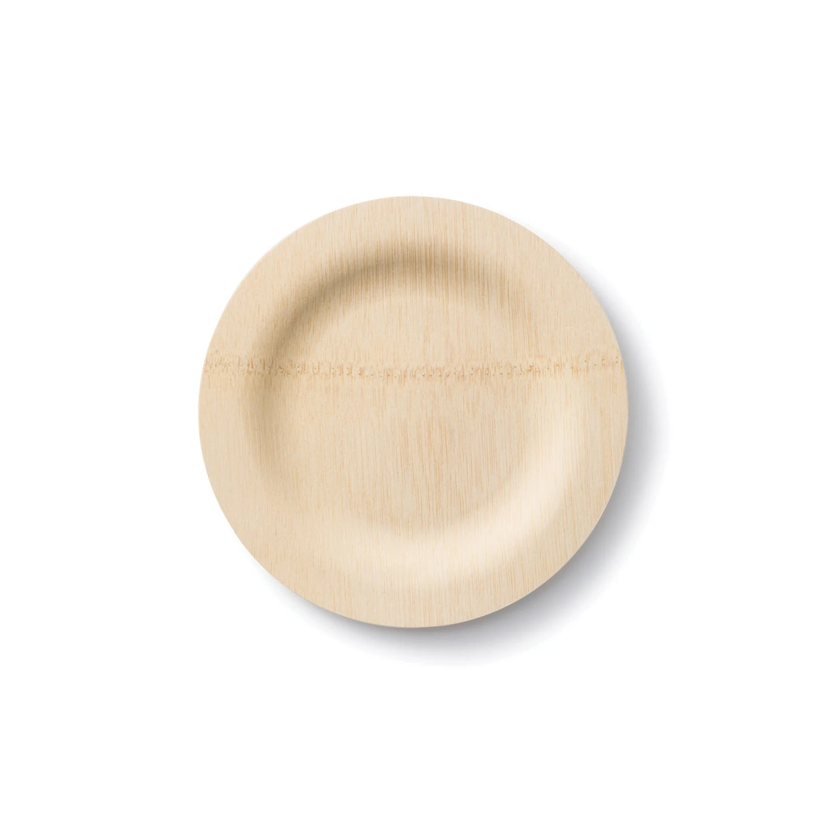Bambu Bamboo Plate, Beige, 25/Pack - 7"