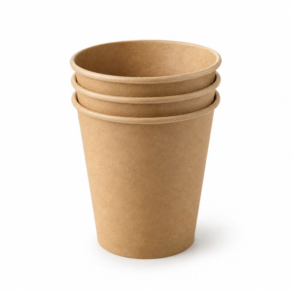 New Roots Paper Hot Cup, Kraft
