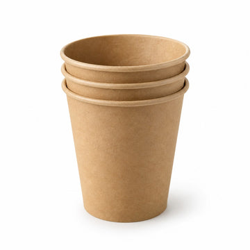 New Roots Paper Hot Cup, Kraft