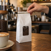 Choice Kraft Paper Cookie Bag, White - in use