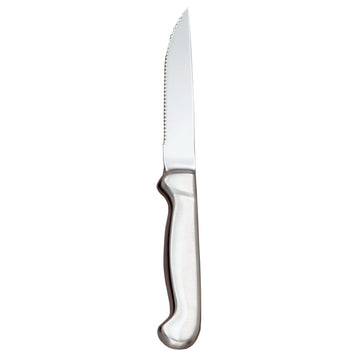 Libbey 195 2882 Slim Radiant Stainless Steel Steak Knife, 9" Long, Silver - Default Title