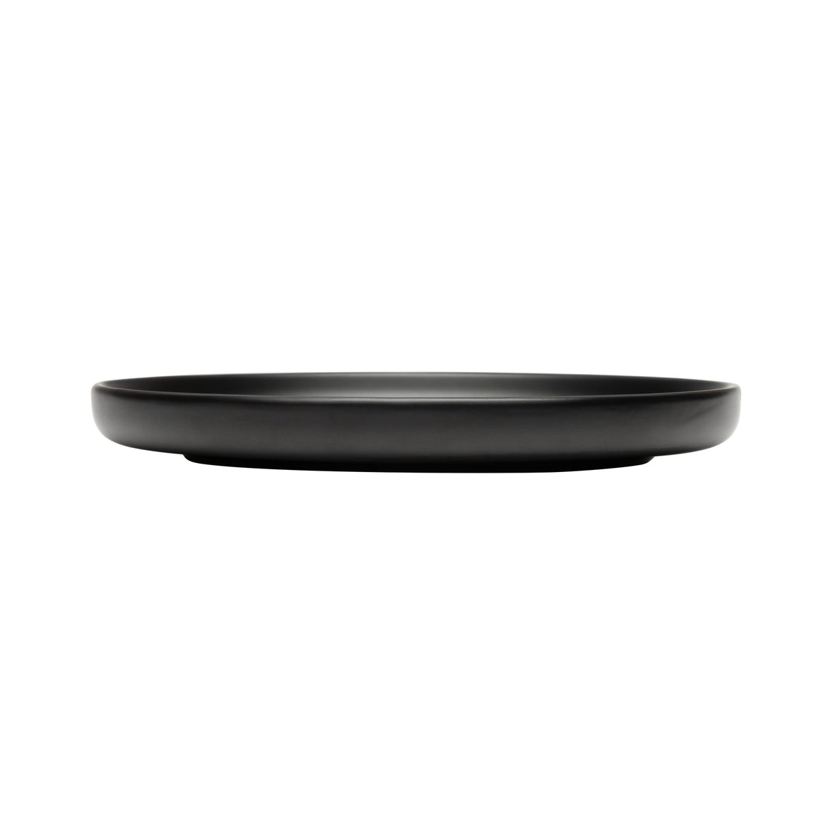 Libbey Driftstone Porcelain Plate, 9" Diameter - Onyx