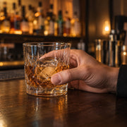 Acopa Zion Old Fashioned Glass, 11 oz., Clear - in use