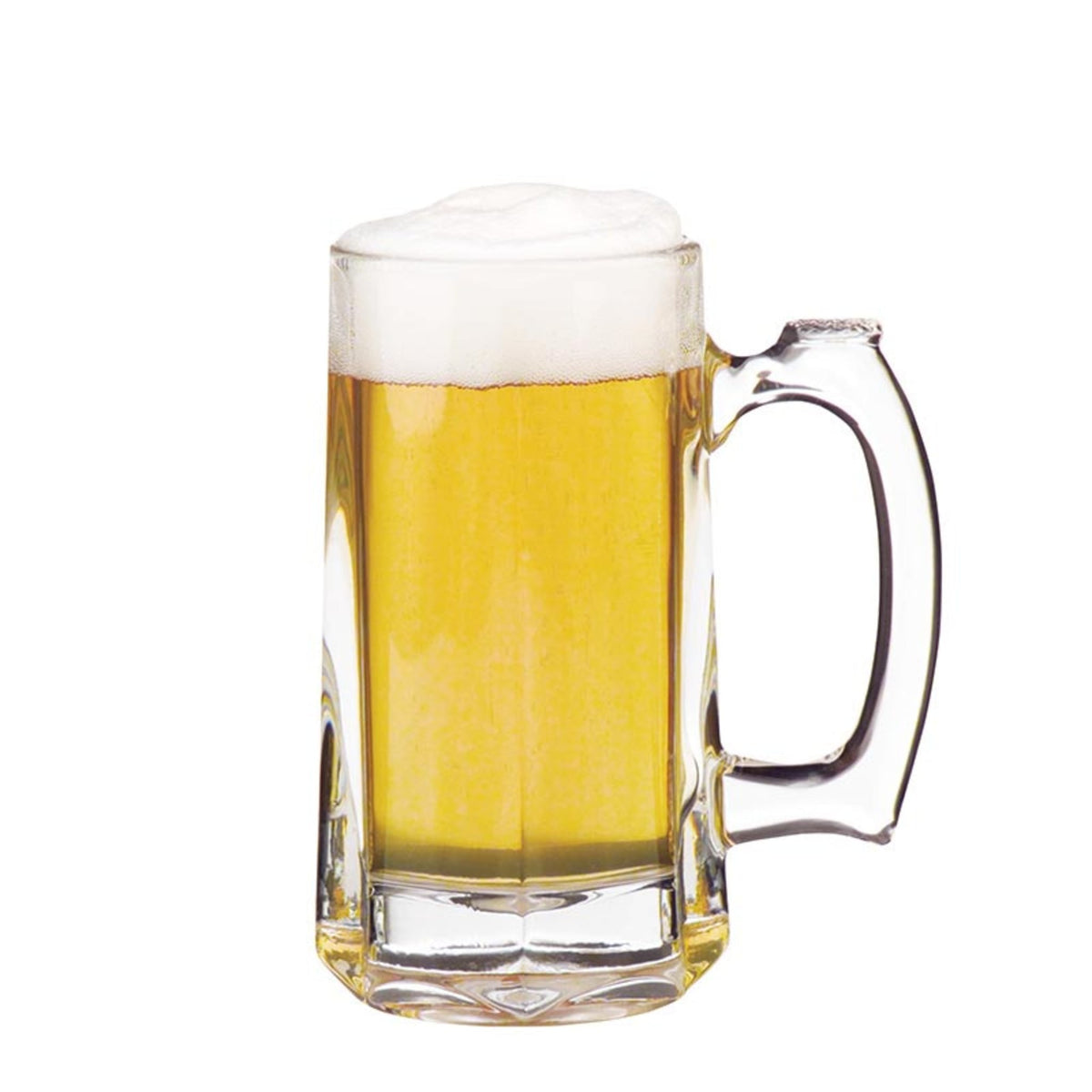 Libbey 5206 Glass Beer Mug, 12 oz., Clear - Default Title
