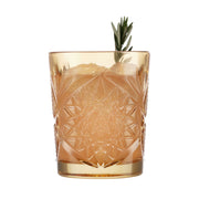 Libbey 5632 Hobstar Old Fashioned Glass, 12 oz. - Orange