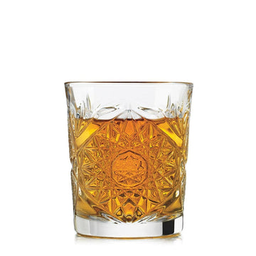 Libbey 5632 Hobstar Old Fashioned Glass, 12 oz. - Clear