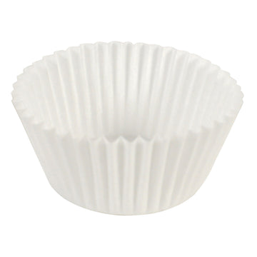 Hoffmaster Paper Mini Baking Cup, Mini, White, 500/Pack - 0.75 oz.