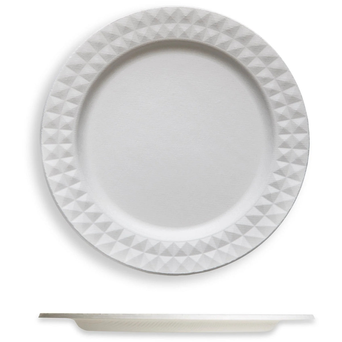 Jungle JP621423 Decor Plate, 9" Diameter, White, 100/Sample - photo 2