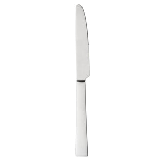 Libbey 649 5921 Santorini Satin II Stainless Steel Dinner Knife, 9 1/2" Long, Silver - Default Title