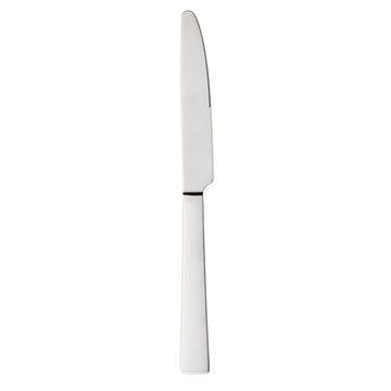 Libbey 649 5921 Santorini Satin II Stainless Steel Dinner Knife, 9 1/2" Long, Silver - Default Title