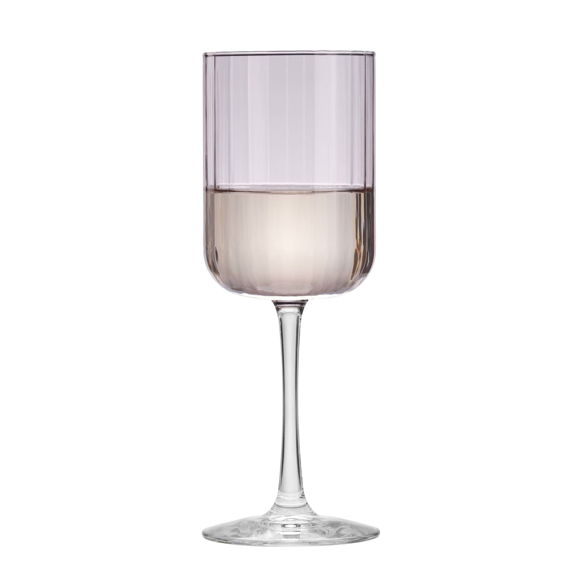 Libbey 7400 Linear Wine Glass, 13.5 oz. - Pink
