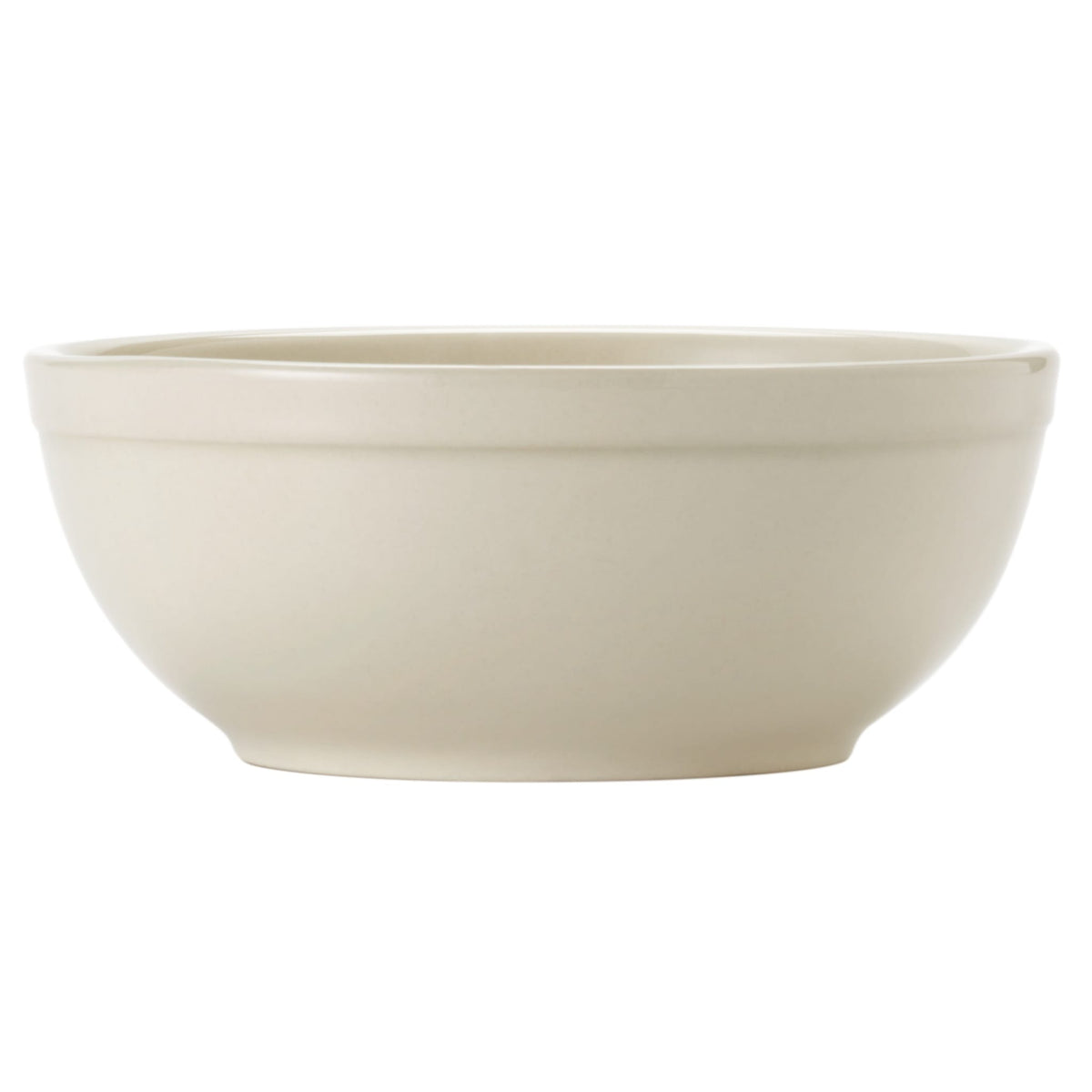 Libbey 740-901 Porcelana Cream Porcelain Nappie Bowl - 18 oz.