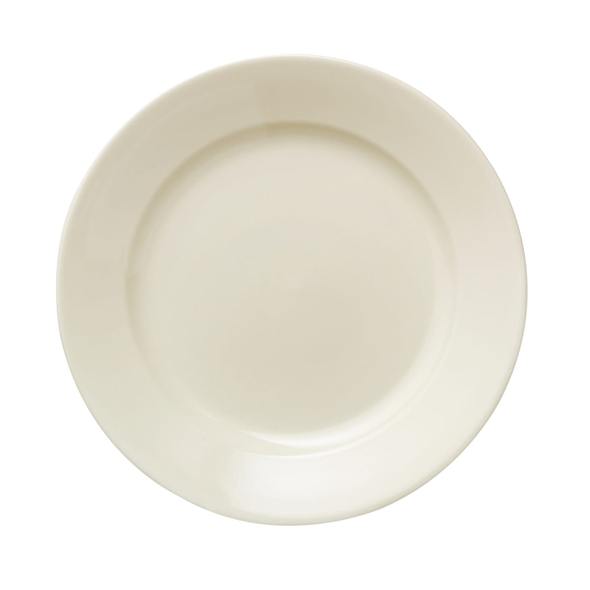 Libbey 740-901 Porcelana Cream Porcelain Plate - 10 1/2"