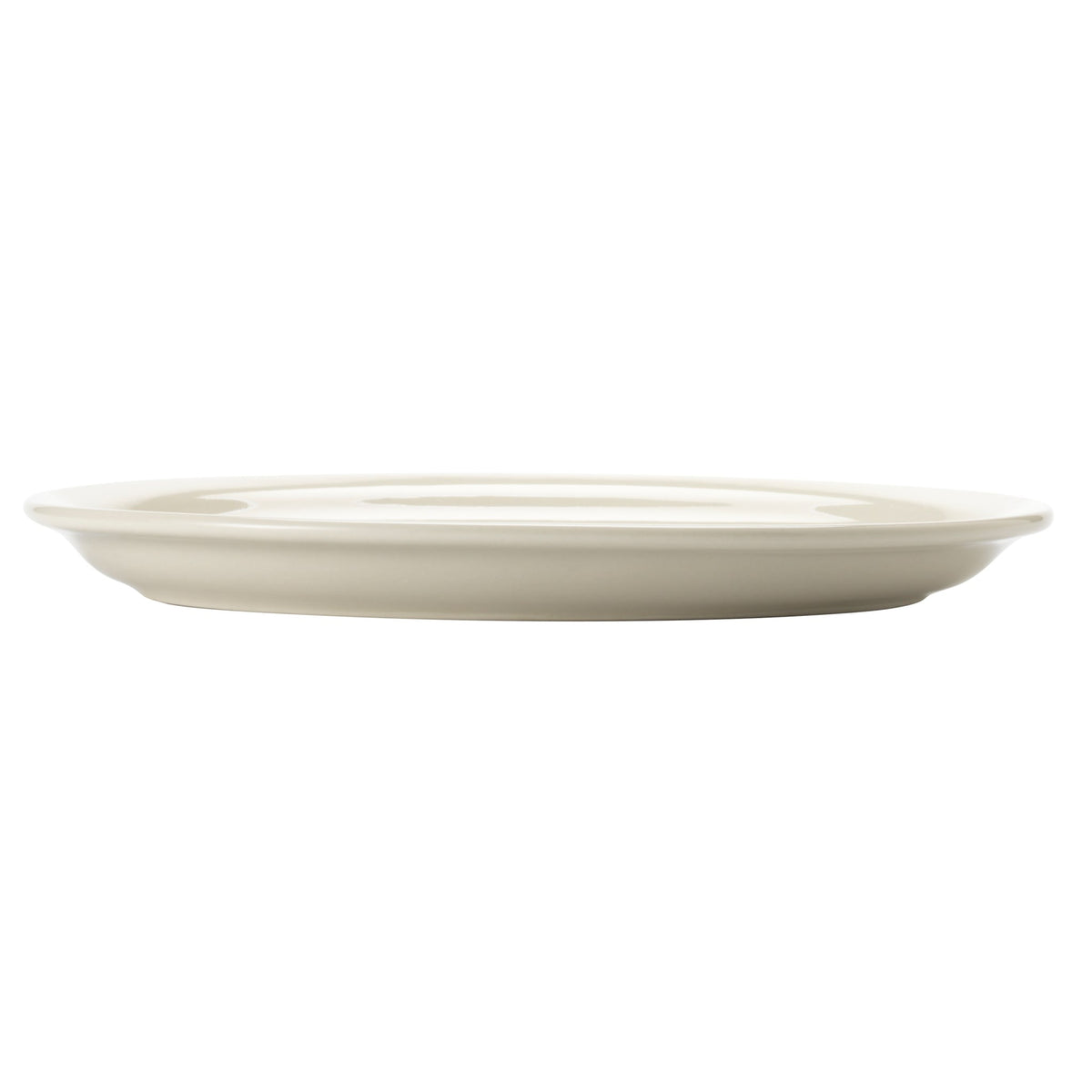 Libbey 740-901 Porcelana Cream Porcelain Platter - 11 1/2"