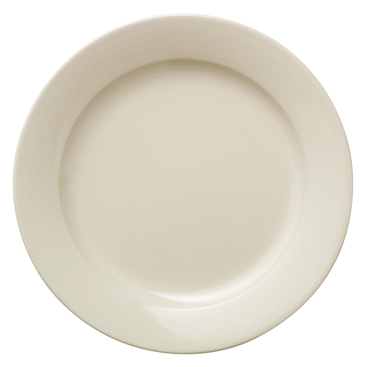 Libbey 740-901 Porcelana Cream Porcelain Plate - 12 3/8"